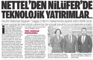 Nilüfer Belediye Başkanı Turgay Erdem’e Ziyaret
